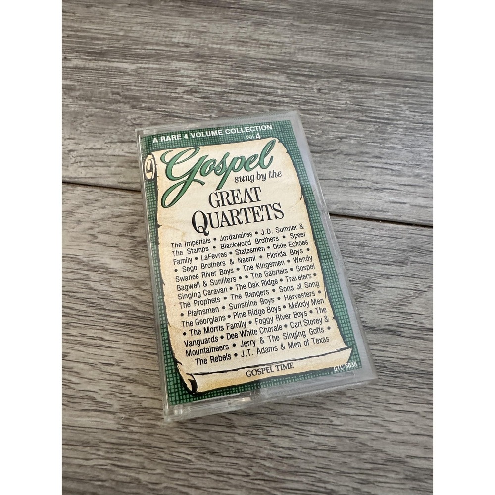 Vintage Gospel Great Quartets Cassette Tape‎ Vol 4 1974 Southern Quartet Music